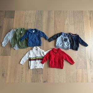 Lot of Boys Sweaters - size 18 months